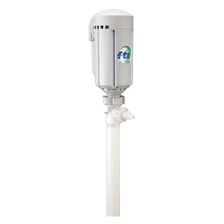 Electric Drum Pump, PVDF, 1 hp, 115 V AC MPN:PFV-40 W/M3T