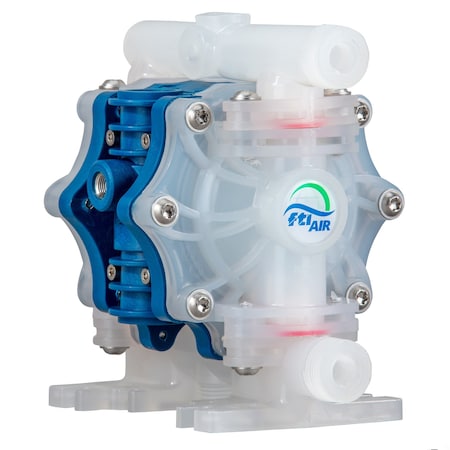 Double Diaphragm Pump, Polypropyl, 0.25 in MPN:FT025P-P1-1TPC-N1
