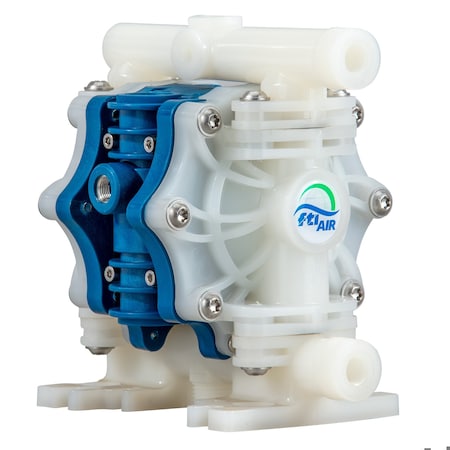 Double Diaphragm Pump, PVDF, Sant 0.25 in MPN:FT025V-P1-RRVR-N1