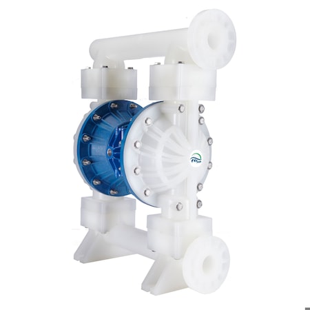 Double Diaphragm Pump, PVDF, PTFE, 2 in MPN:FT20V-PP-2TVC-F1