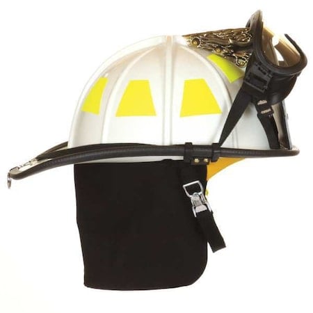 Fire Helmet, Fiberglass, Yes, White, Fits Hat Size 6-1/2 to 9, Traditional MPN:1910G251