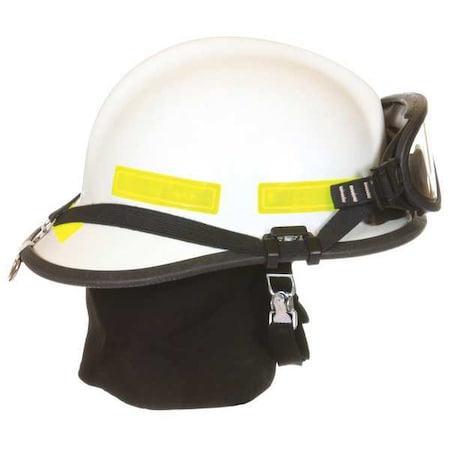 Fire Helmet, Fiberglass, Yes, White, Fits Hat Size 6-1/2 to 9, Modern MPN:911G711