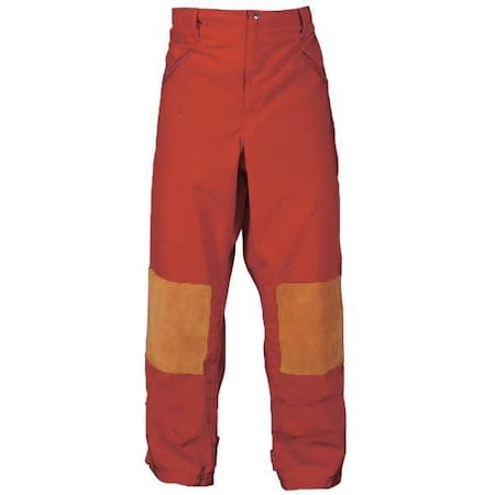 Wildland Fire Fighting Pants, Cotton, Red, S MPN:FS1P00L000S