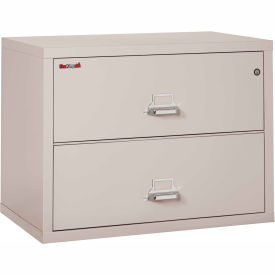 FireKing Fireproof 2 Drawer Lateral File Cabinet Letter & Legal Size 37-1/2