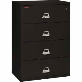 FireKing Fireproof 4 Drawer Lateral File Cabinet Letter & Legal Size 37-1/2