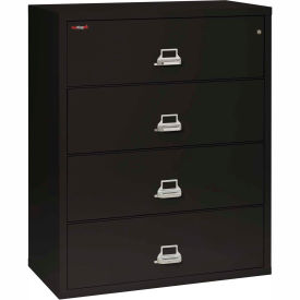 FireKing Fireproof 4 Drawer Lateral File Cabinet Letter & Legal Size 44-1/2