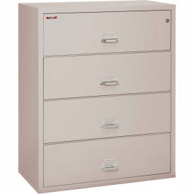 FireKing Fireproof 4 Drawer Lateral File Cabinet Letter & Legal Size 44-1/2