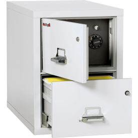 Fireking Fireproof 2 Drawer Vertical Safe-In-File Legal 20-13/16