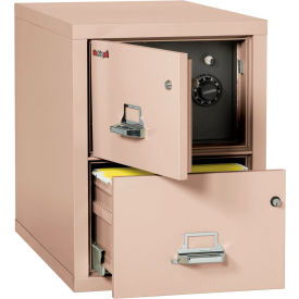 Fireking Fireproof 2 Drawer Vertical Safe-In-File Legal 20-13/16