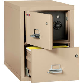 Fireking Fireproof 2 Drawer Vertical Safe-In-File Legal 20-13/16