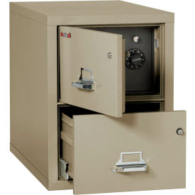 Fireking Fireproof 2 Drawer Vertical Safe-In-File Legal 20-13/16
