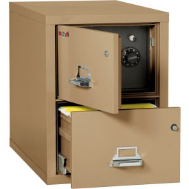Fireking Fireproof 2 Drawer Vertical Safe-In-File Legal 20-13/16