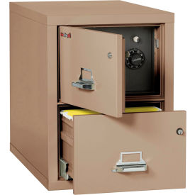 Fireking Fireproof 2 Drawer Vertical Safe-In-File Legal 20-13/16