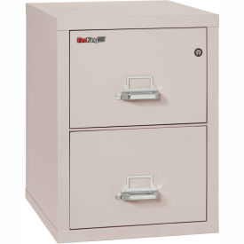 Fireking Fireproof 2 Drawer Vertical File Cabinet - Letter Size 21