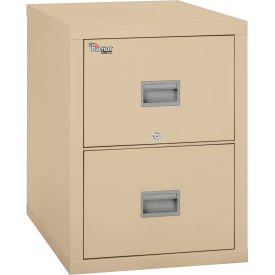 Fireking Fireproof 2 Drawer Vertical File Cabinet Letter 17-3/4