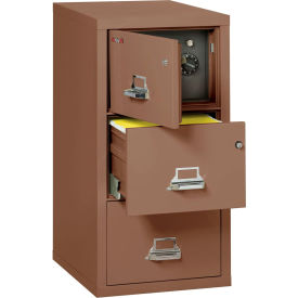 Fireking Fireproof 3 Drawer Vertical Safe-In-File Legal 20-13/16