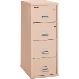 Fireking Fireproof 4 Drawer Vertical Safe-In-File Legal 20-13/16