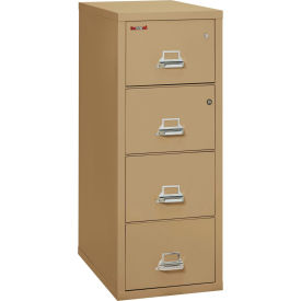 Fireking Fireproof 4 Drawer Vertical Safe-In-File Legal 20-13/16