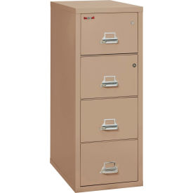 Fireking Fireproof 4 Drawer Vertical Safe-In-File Legal 20-13/16
