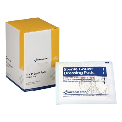 4X4 Sterile Gauze Pads BX/20 MPN:90718