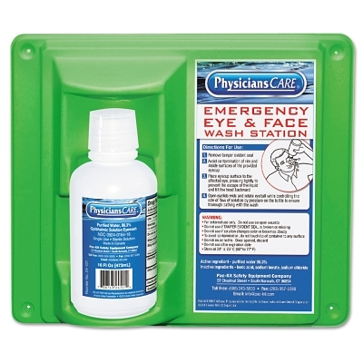 Wall Mountable Eye Flushstation Sgl 16 OZ. Btl MPN:24-000