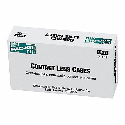 Contact Lens Cases White Plastic MPN:7-402