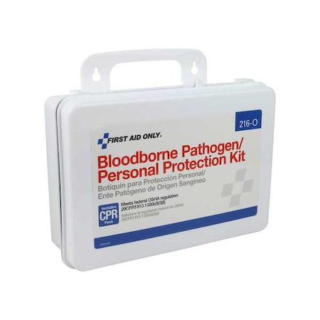 Bloodborne Pathogen Kit, Not Applicable Volume Absorbed per Kit, Bag, White, 30 MPN:216-O/LAB