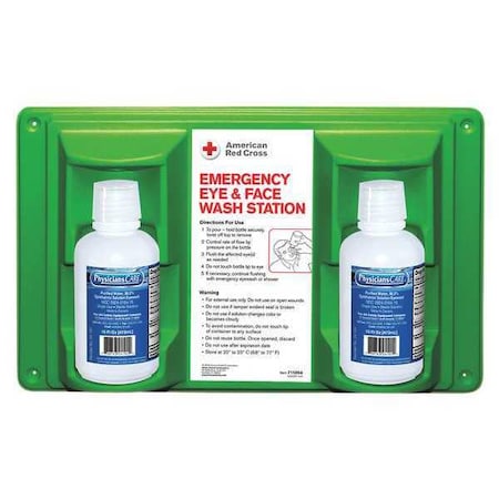 Eye Wash Station, 2-16 oz. Bottles MPN:711004