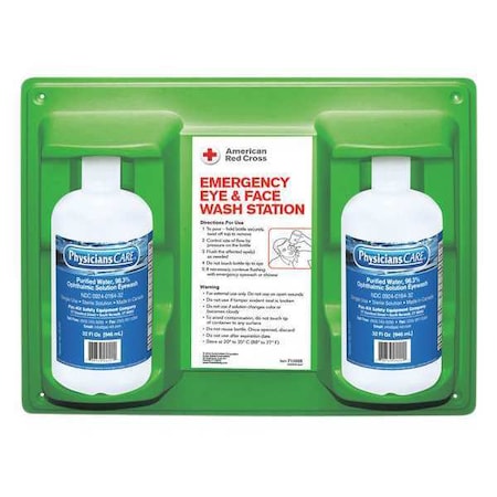 Eye Wash Station, 2-32 oz. Bottles MPN:711005