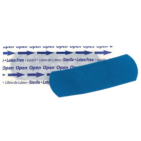 Metal Detectable Bandage, 1 in L x 3 in W, PK1500 MPN:1-656