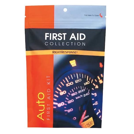 First Aid Kit and Housing, Plastic Bag, 35 Components, 5 People Served MPN:10098