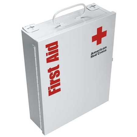 First Aid Kit, Metal 138 Components, 25 People Served MPN:1350-RC-0103