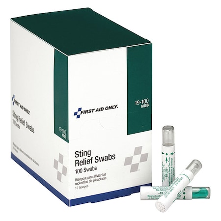 Sting Relief, Packet, 4-1/4 In., PK100 MPN:19-100