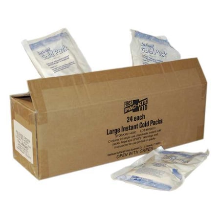 Instant Cold Pack, White, 9In. x 6In. MPN:21-4000
