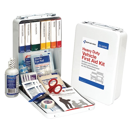 First Aid Kit and Housing, Metal 85 Components, 25 People Served MPN:221-U/FAO