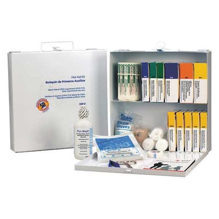 First Aid Station, Kit, Metal Case, 50 Person MPN:226-U