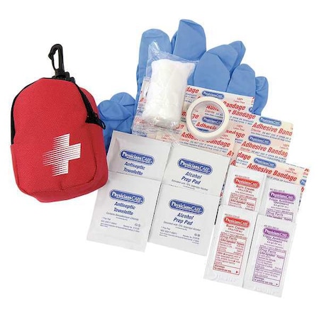 First Aid Kit and Housing, Fabric 24 Components, 5 People Served MPN:3022