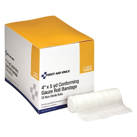 Stretch Gauze, Non-Sterile, No, Gauze, PK24, Width: 4 in MPN:5-6800G