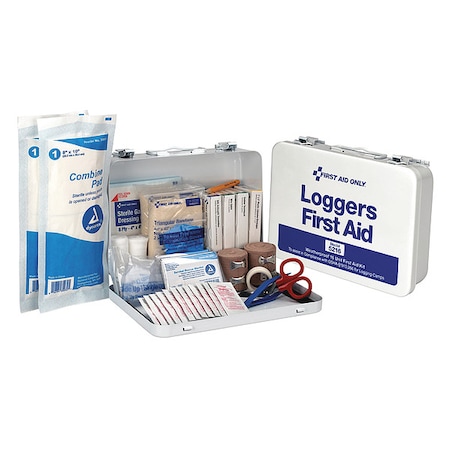 First Aid Kit and Housing, Metal 67 Components, 25 People Served MPN:5216