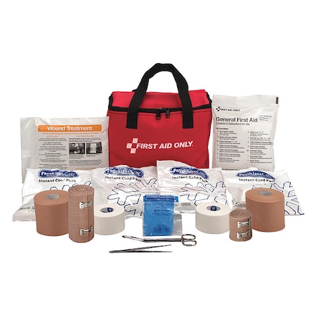 First Aid Kit and Housing, Fabric 88 Components, 20 People Served MPN:7150