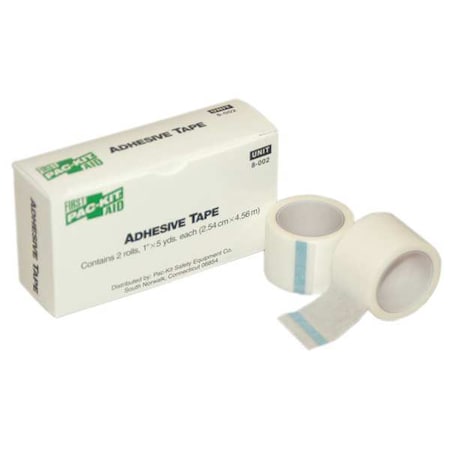 Tape, White, 1 In. W, 5 ft. L, PK2 MPN:8-002