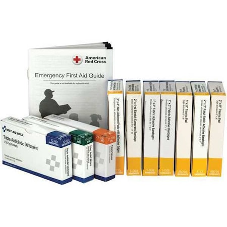 Partial Refill or Kit, Cardboard 80 Components, 25 People Served MPN:9082-H-B