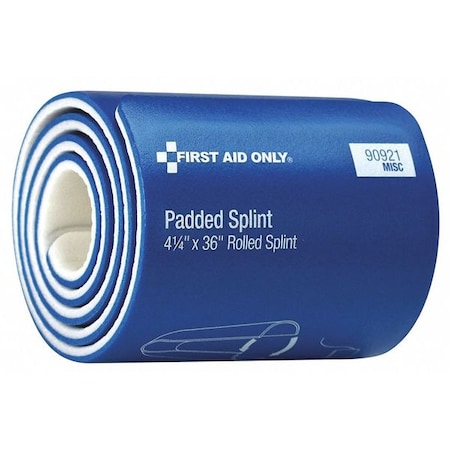 Padded Flexible Splint, Blue, 36