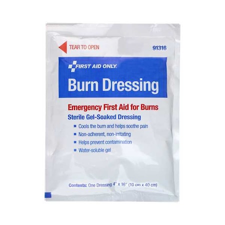 Burn Dressing, White, 16