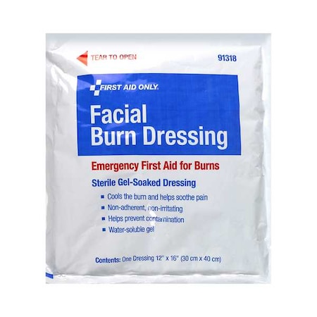 Facial Burn Dressing, White, 16
