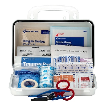 First Aid Kit and Housing, Plastic 70 Components, 10 People Served MPN:9300-10P