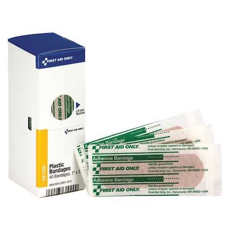 Adhesive Bandage, Paperboard Box, 40 Components MPN:FAE-3100