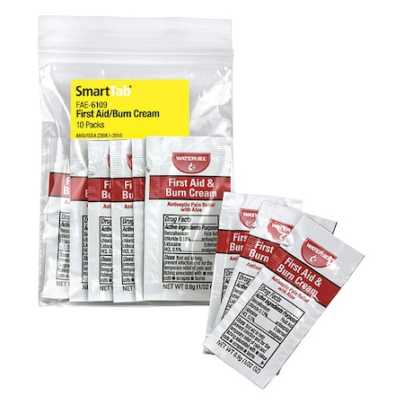 First Aid Kit Refill, Burn Cream, 10 Per Bag MPN:FAE-6109