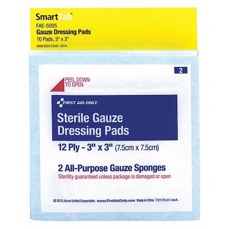 Pads, Gauze, 3