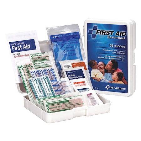 First Aid Kit and Housing, Plastic 51 Components, 10 People Served MPN:FAO-122/LAB